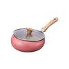 [A Frying Pan That Is Less Prone To Splashing and Easy To Shake] Potetto Frying Pan 20cm with Glass Lid, IH and Gas Stove Compatible, PFOA-Fr