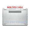 Silver New Repalce Cover For Inspiron 15 5000 5584 P85F LCD Screen Back Cover Front Bezel Hinges Palmrest Lower Bottom Case