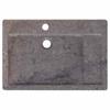 Washbasin Gray 58x39x10 Cm Marble