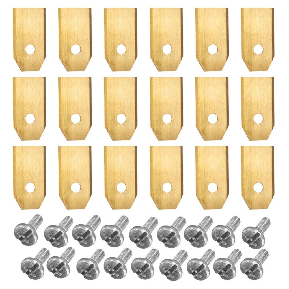30PCS Grass Cutter Repair Accessories Stainless Steel Blades Spare Parts 0.7 MM for Husqvarna Automower/Gardena Lawnmower
