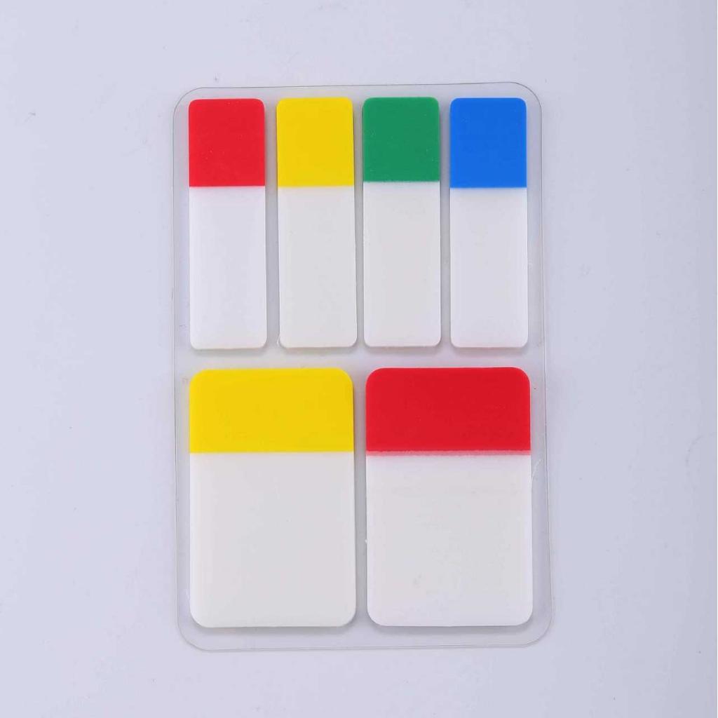 100/120Sheets Colorful Transparent Fluorescent Index Tabs Sticky Note Page Marker Planner Stickers Classification Writing Office