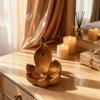1Pc Lotus Seat Backflow Incense Resin Craft Diffuser Multifunctional Home Decor Suitable for Yoga and Meditation Send