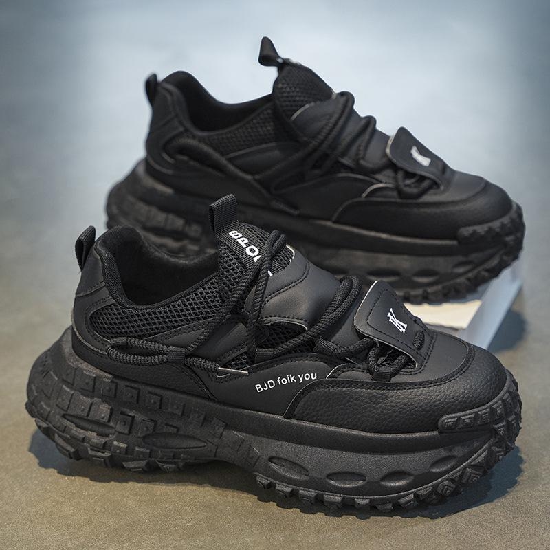 

Men s shoes summer new mesh breathable dad shoes teen students little white shoes live broadcast platform casual sports shoes 44