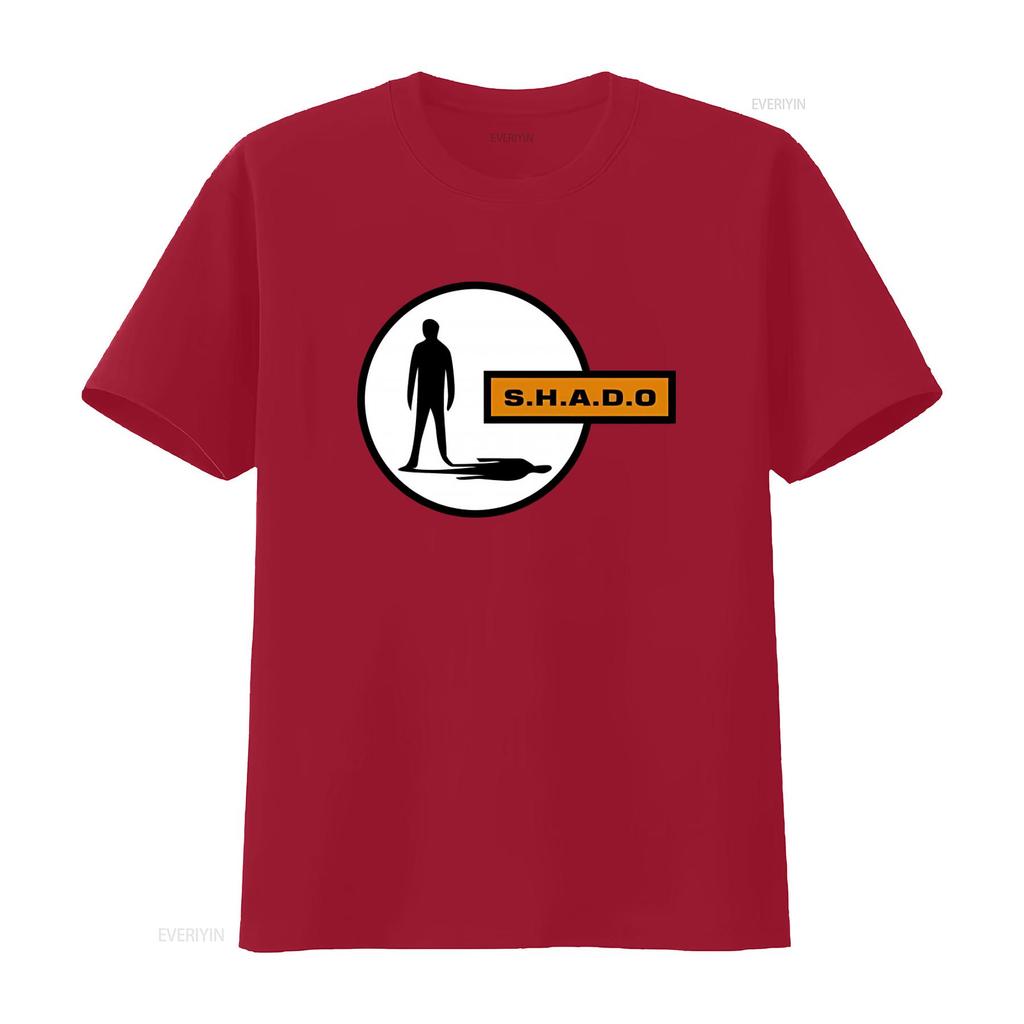 SHADO T Shirt for Men Retro UFO Sci Fi Inspired by Gerry Anderson TV Show vintage Washed graphic streetwear Casual
