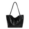 Fashi Solid Color PU elegant Handbags Hot Selling Versatile Trend ccise Tote Bags Large Capacity Youth Soft Shoulder Bags