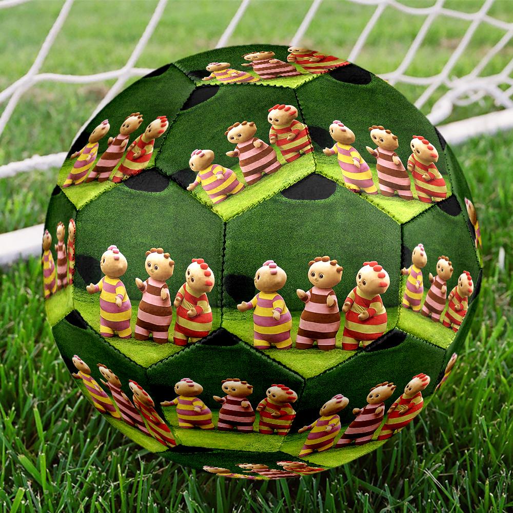 In the Night Garden Theme Size 5 Soccer Ball, Suitable for Both Indoor and Outdoor Matches, a Gift Suitable for Everyone.