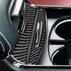 2x Carbon Fiber Center Cup Holder Lid Cover Sticker For Dodge Charger 2015-