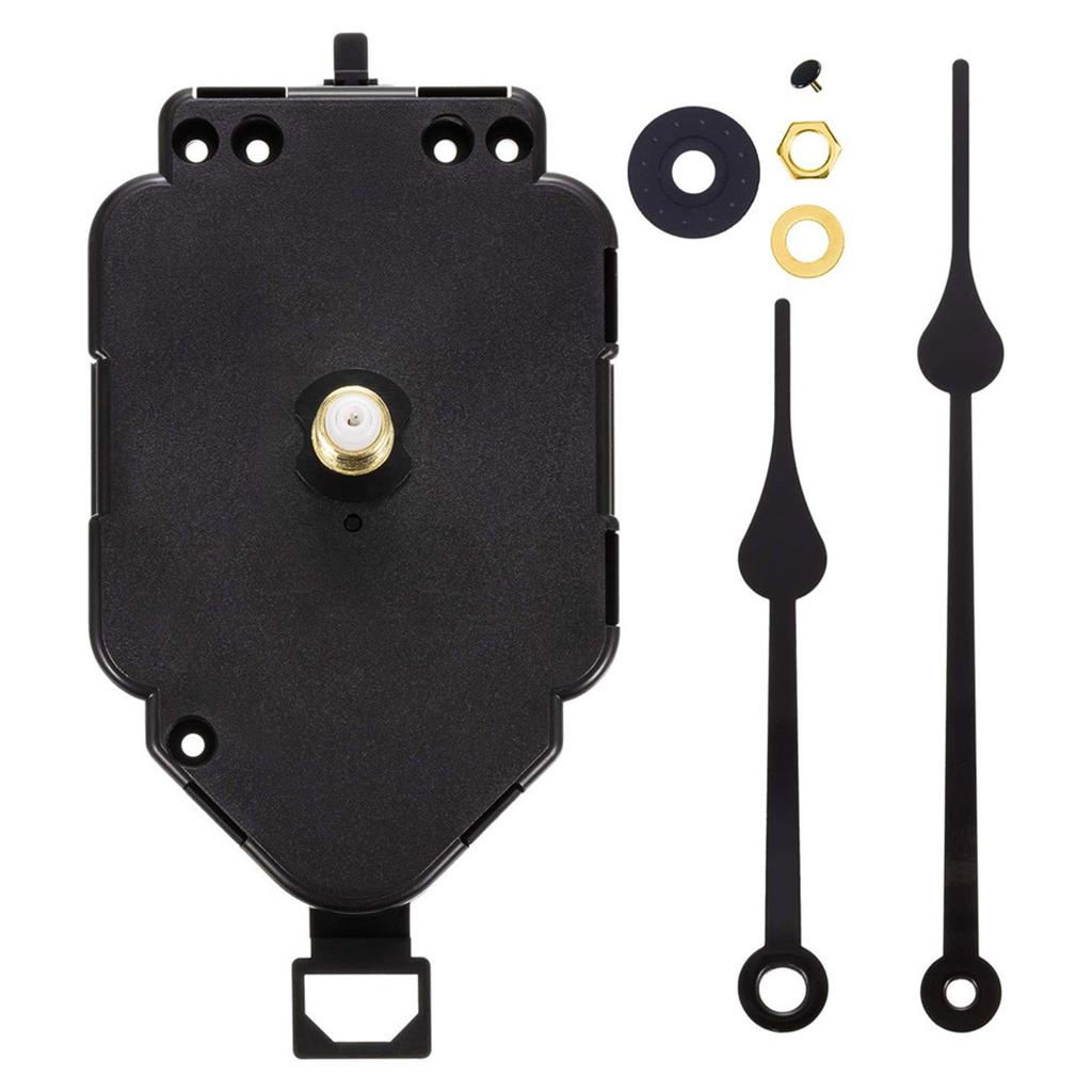 Kits de Mecanismo de Movimento de Relógio de Pêndulo de Quartzo DIY com Ponteiros Comprimento do Eixo 20mm/23mm para Peças de Reposição para Reparo de Relógio