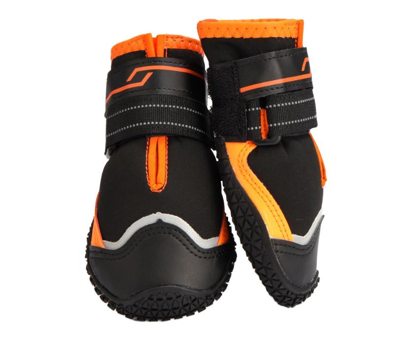 Solid Pattern Anti-Slip Pet Shoes Winter Leather Rubber Classic Cute Design Waterproof Wear-Resistant Dog Foot Covers