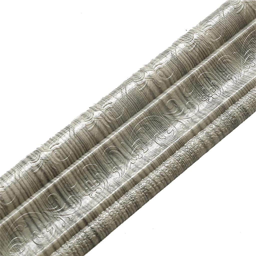 Wandaufkleber Taillenlinie PVC Schaumstoff Ersatz Sockelleiste Weich Starke Haftung Wandabschlussleiste 230cm X 8cm 3D