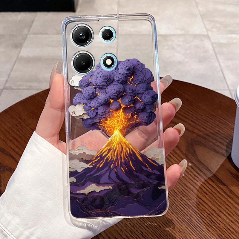 For Infinix Note 30 Case X6833B X6716B X6711 Note30 5G Lovely Cartoon Transparent Soft TPU Phone Case For Infinix Note 30 Cover