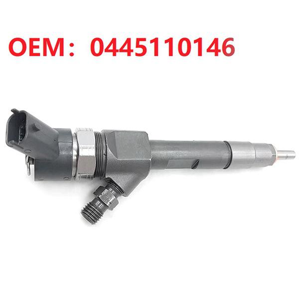 Metal Fuel Common Rail Injector 0445110146 for Renault Diesel, Color As Shown