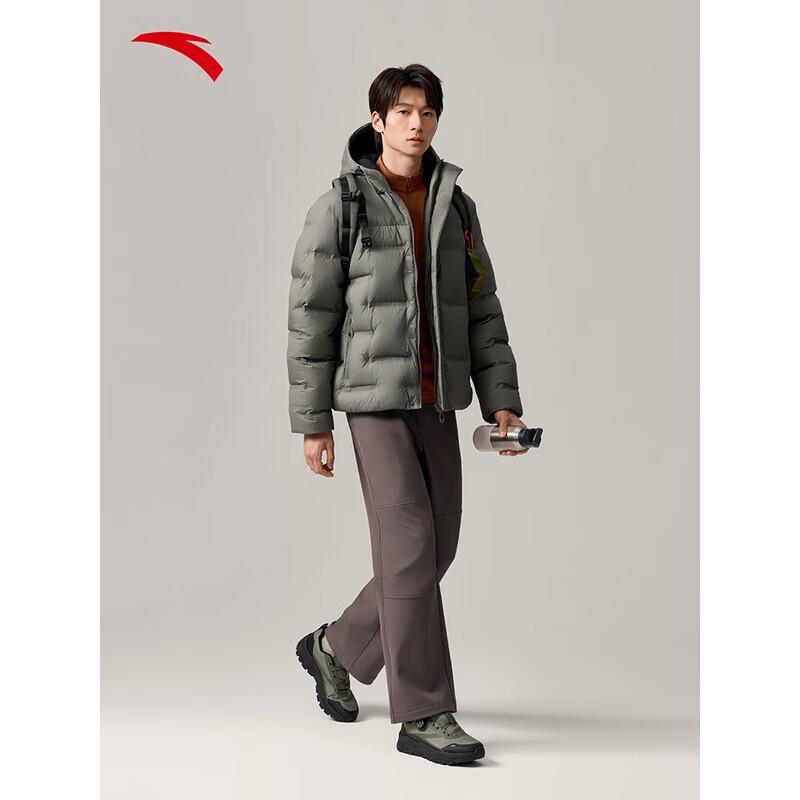 ANTA Men s Fan Zhendong Piped Hooded Down Jacket M