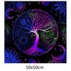 50x50/60x60/75x75cm Tarot Tablecloth Mat Divinations Board Game Oracles Card Pad