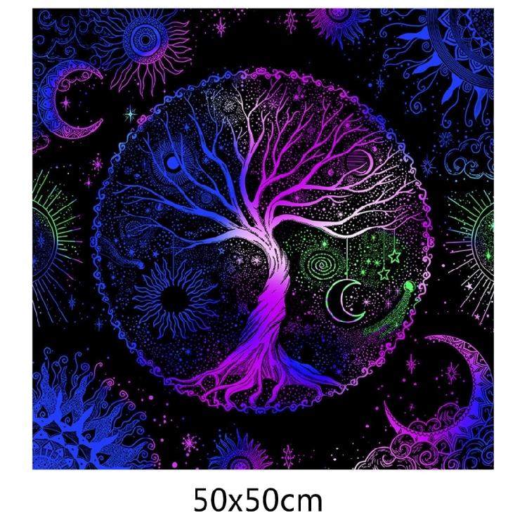 50x50/60x60/75x75cm Tarot Tablecloth Mat Divinations Board Game Oracles Card Pad