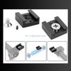 Cold Shoe Mount Aluminum Adapter Bracket Hot Shoe with 1/4 Thread for Camera