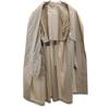 Aquascutum Check Pattern Stainless Collar Coat 9 Brown Women Used
