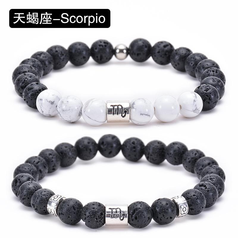 JYL TS Bracelet 12 Zodiac Couple  Beaded Aligns Destiny & Strengthens Bond