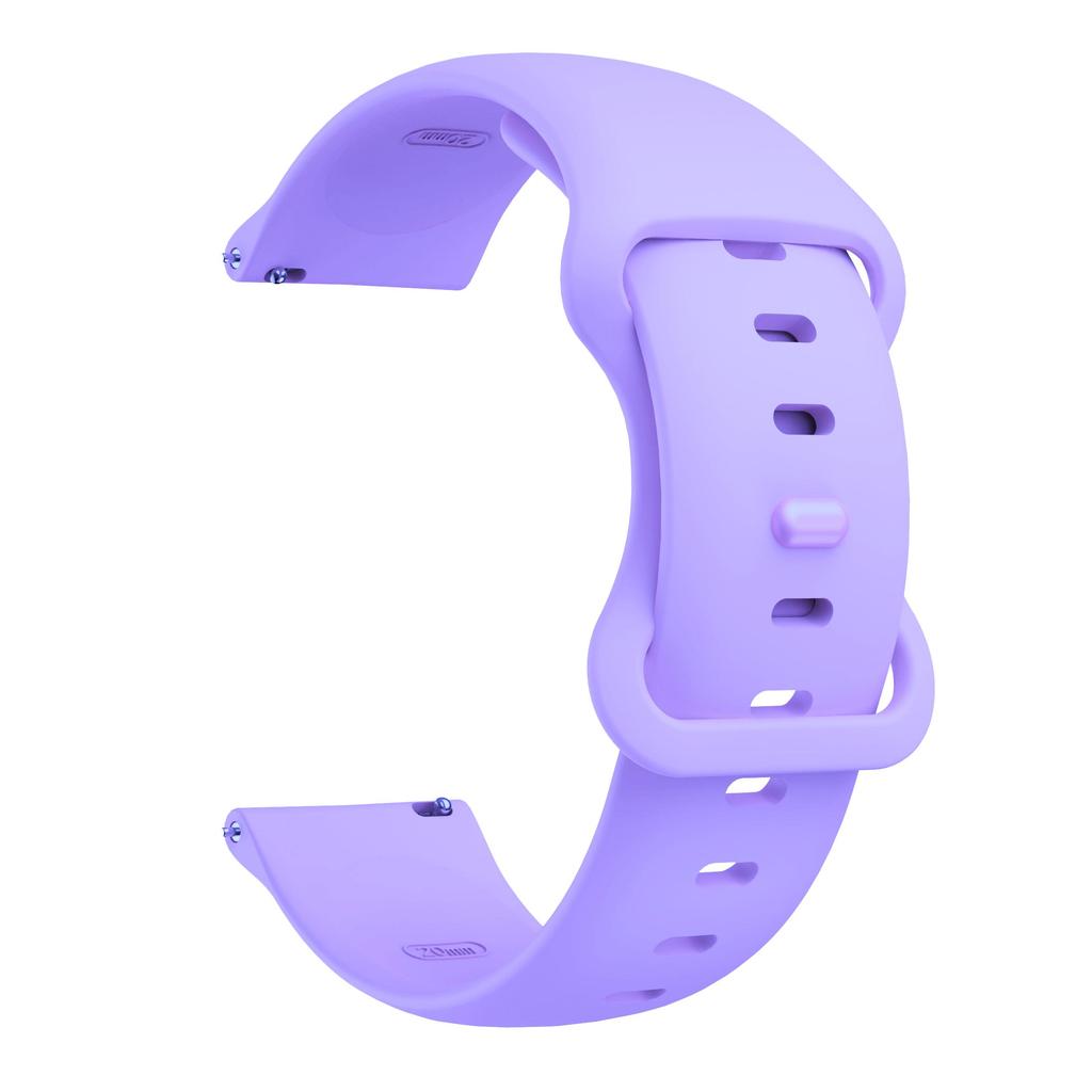 20mm Official Strap for Amazfit GTS4 Mini Soft Silicone Butterfly Buckle Band for Amazfit GTS 2 Mini 3 2E Outdoor Sport Band