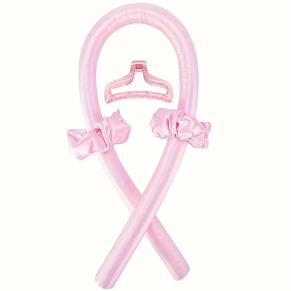 

1set Heatless Curling Iron Set for Women, Foam Sponge Curling Rod,Sleep Curling Iron, Manual Hair Styler for Normal Hair Type