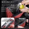 FUKUMIDO Car Trash Can Storage Trash Pocket Magnetic Car Accessories Hook Car Camping Waterproof Dustbin Portable Office Wall Mount Slim Brown