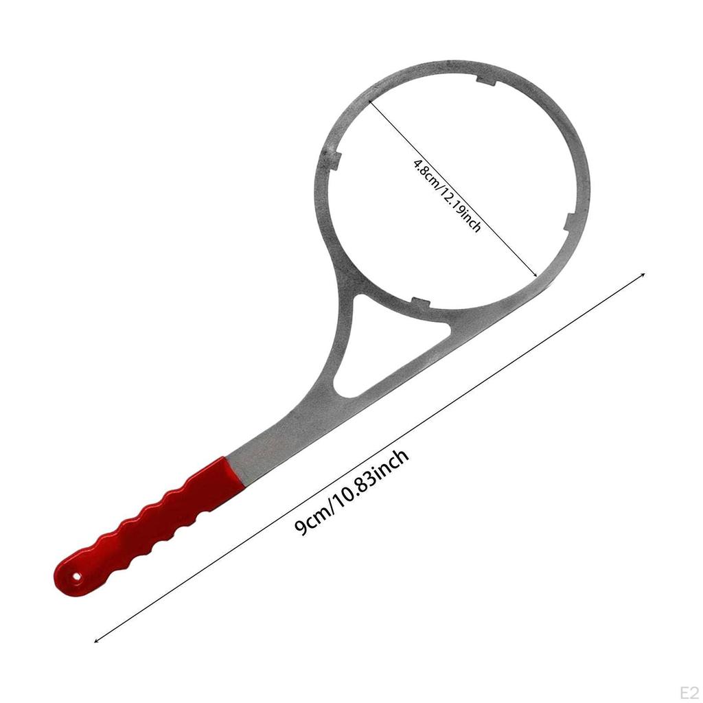 Metal Water Filtering Housing Wrench 4.8 inch Inside Diameter High Performance Practical Heavy Duty