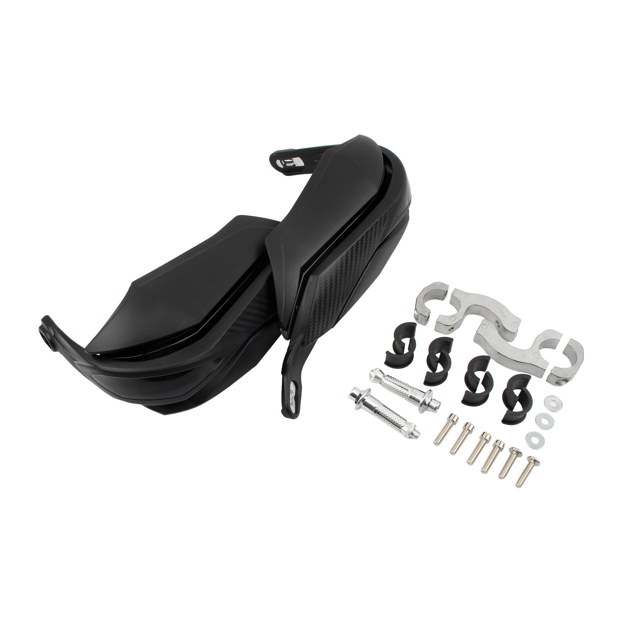 Универсальные защиты рук для мотоцикла 22/28 мм 7/8  1 1/8  Регулируемые для KTM Honda Yamaha Pit Dirt Bike Мотокросс Запчасти чёрный