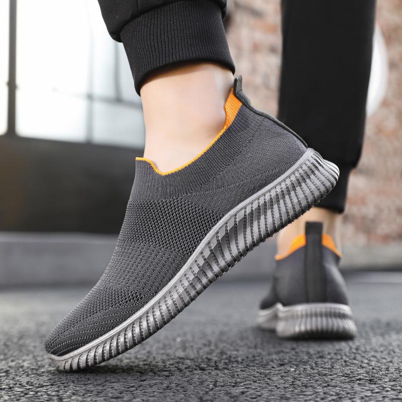 Men's Sneakers Outdoor Fashion Casual Walking Shoes Lightweight Breathable Slip On Wear-resistant Mens Loafers Zapatillas Hombre