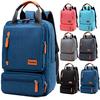 Canvas Men Women Backpack Unisex Largecapacity Schoolbag Laptop Bag Travel