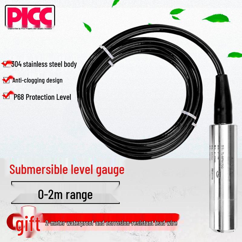 Submersible Water Level Sensor 4-20mA Voltage Transmitter