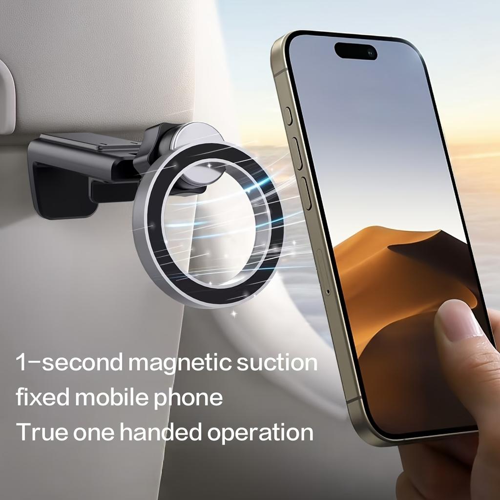Magnetic Cell Phone Holder Airplane Travel Essentials Phone Holder Desktop Cell Phone Holder Tray Table Universal Phone Holder