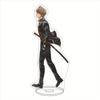 Anime Gin Tama Hijikata Toshirou Okita Sougo Takasugi Game GINTAMA Acrylic Stand Doll Figure Model Plate Cosplay Toy for Gift