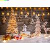 Christmas Party Decor Backdrop Baby Tree Gift Photography Background Photocall Photographic Prop Photo Studio SDJ-12