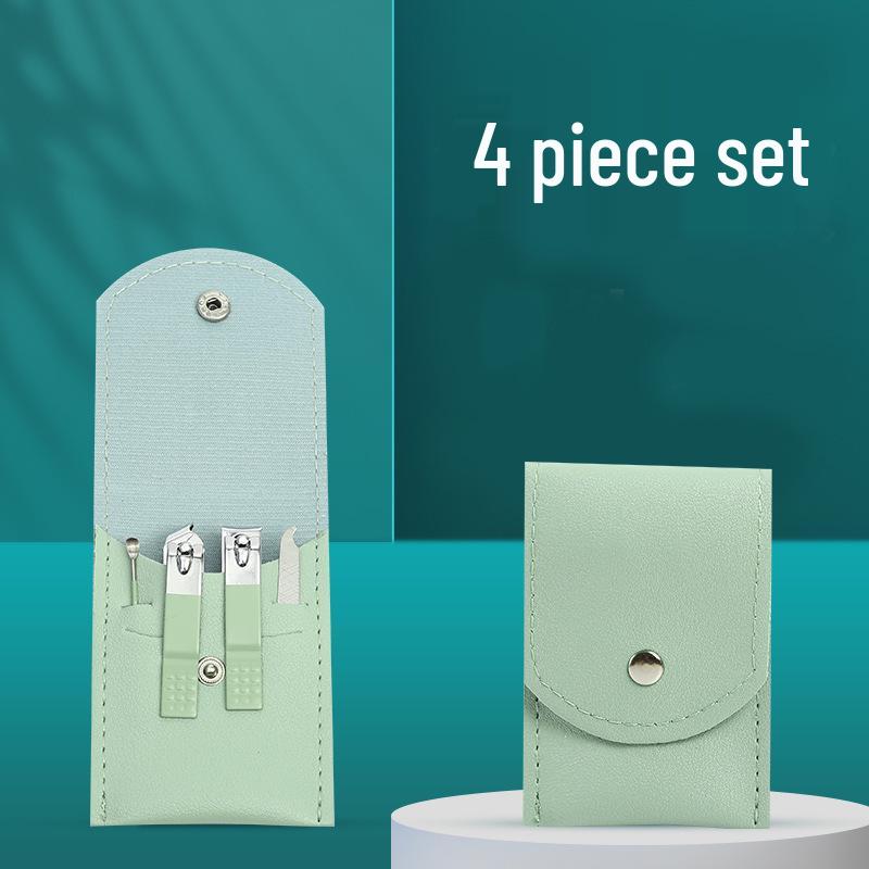 High-Quality 4-Piece Nail Clipper Set with Hard Nail Clipper and Cutter