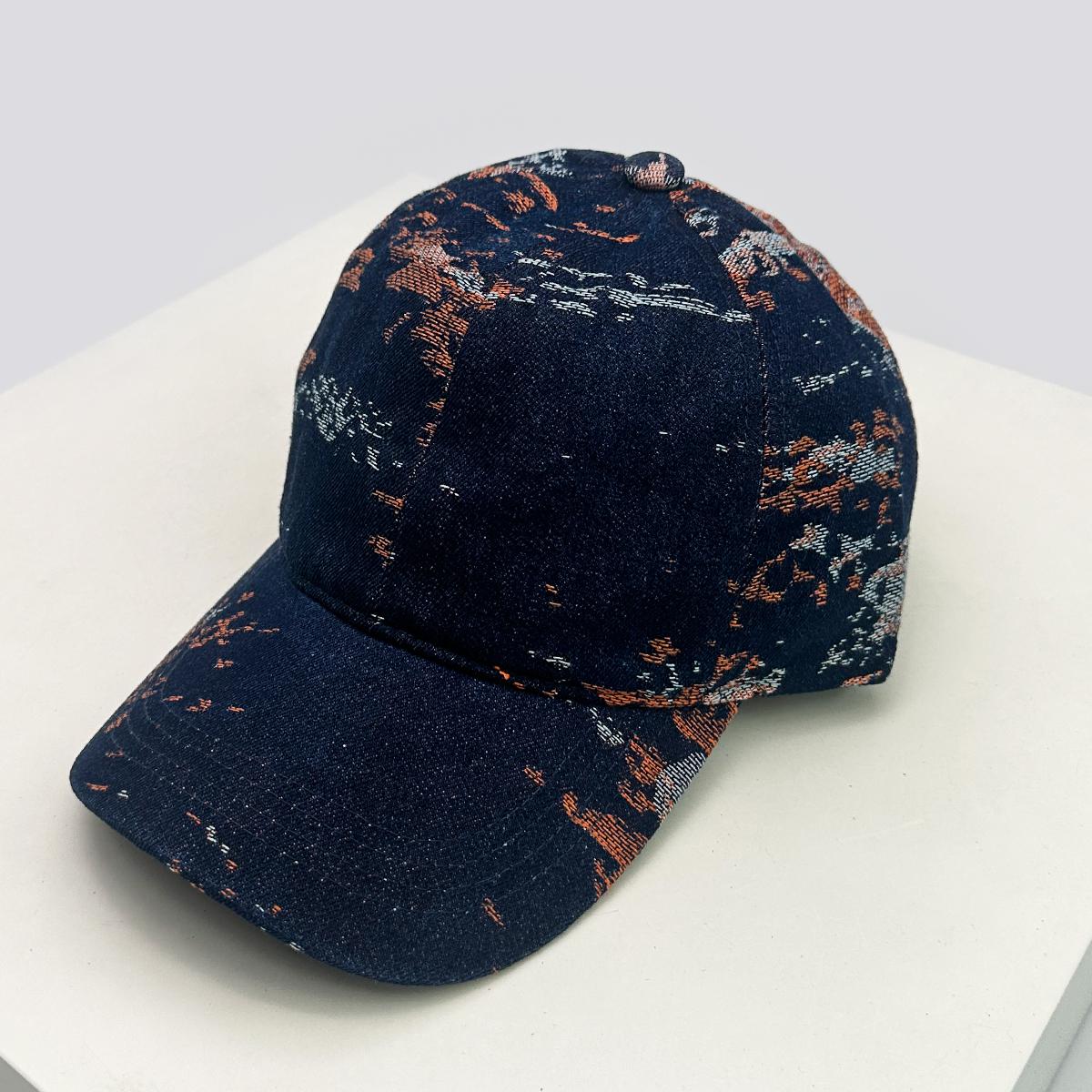 Neue Herren Damen Persönliche Unregelmäßige Muster Baseballkappen Sonnenschutz Reise Vielseitig Outdoor Schirmmützen Retro Mode Ins Lässig 52-60cm black