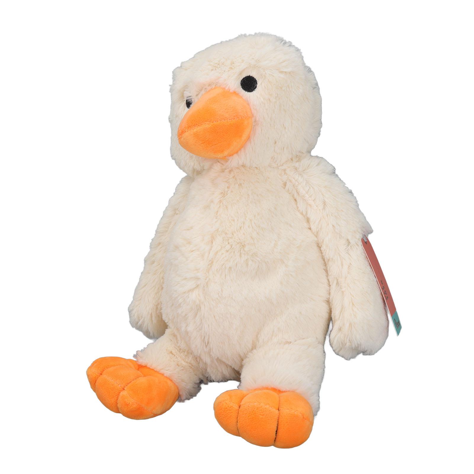 

Dog Plush Duckling Sounding Toy Soft Teeth Cleaning Keep Healthy Relieve Boredom Attractive Dog Squeaky Toy S
