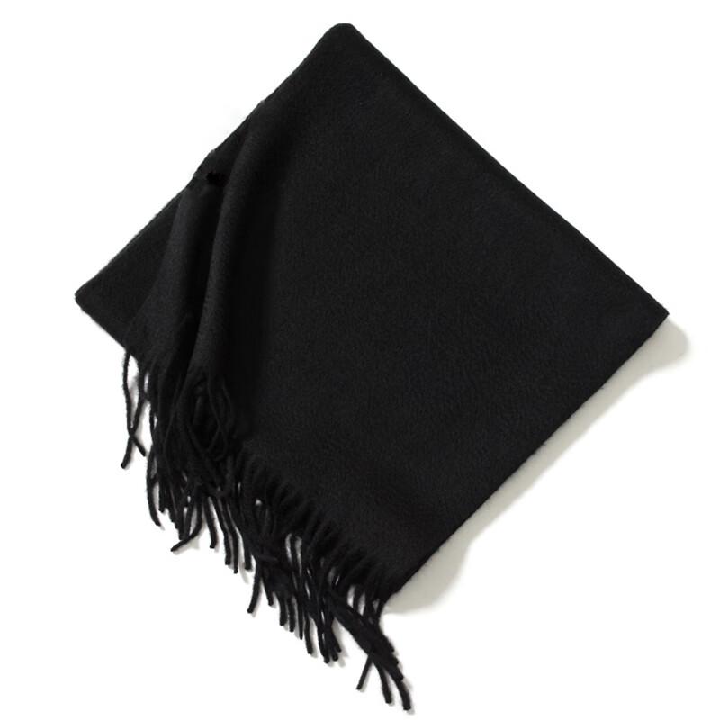Hengyuanxiang Men's Solid Cashmere Blend Scarf