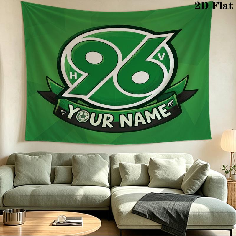 Custom Name Hannover Printed Tapestry – Wall Hanging for Bedrooms, Dorms, and Home Decor