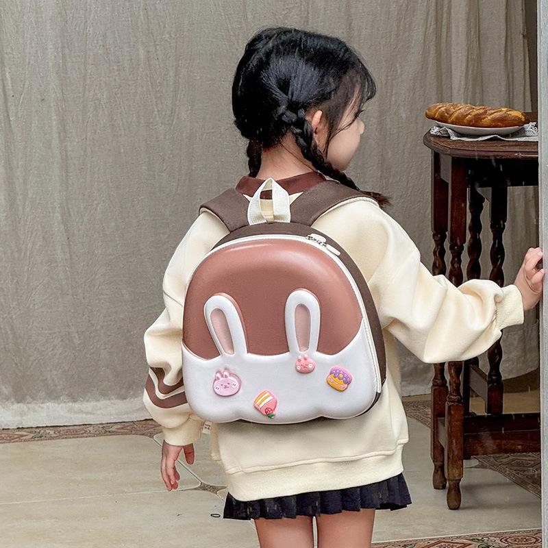 Cute Cartoon Rabbit Baby Backpack with Lights - Children's Backpack