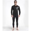 3mm Neoprene Wetsuit Set Men Winter Swimming Diving Snorkeling Surfing Thermal Long Sleeve Top Pants