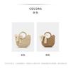 Niche Casual Beach Woven Bag Vegetable Basket Portable Shoulder Underarm Small Female