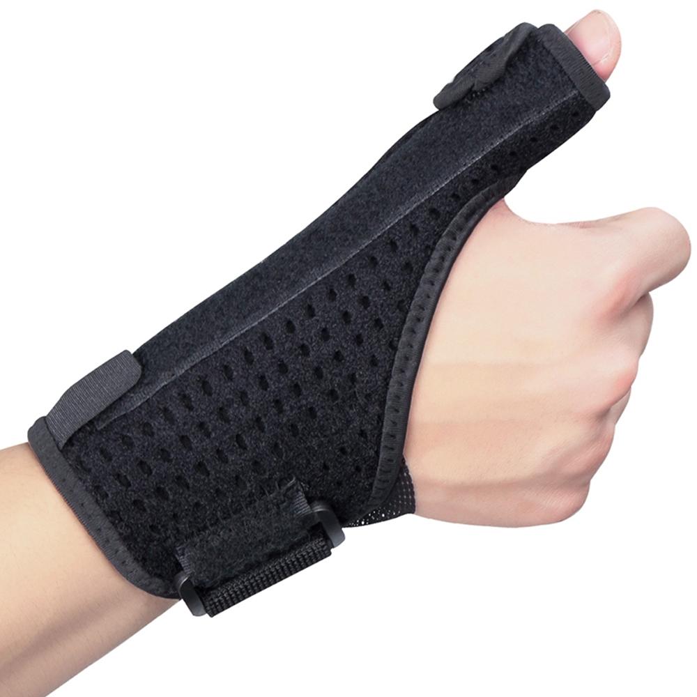 

Wrist Sprain Brace Wrist Care Including Removable Steel Tendonitis Sheath Thumb Auxiliary Guard Finger Splint Carpal Tunnel Strap чёрный