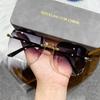 Vintage Square Sunglasses Woman Classic Frameless Gradient Mirror Sun Glasses Female Fashion Rimless Sun Glasses
