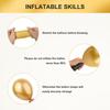 125 Stück Metallgold Latexballon Set Geeignet für Geburtstagsfeiern, Hochzeiten, Valentinstags-Partydekorationen