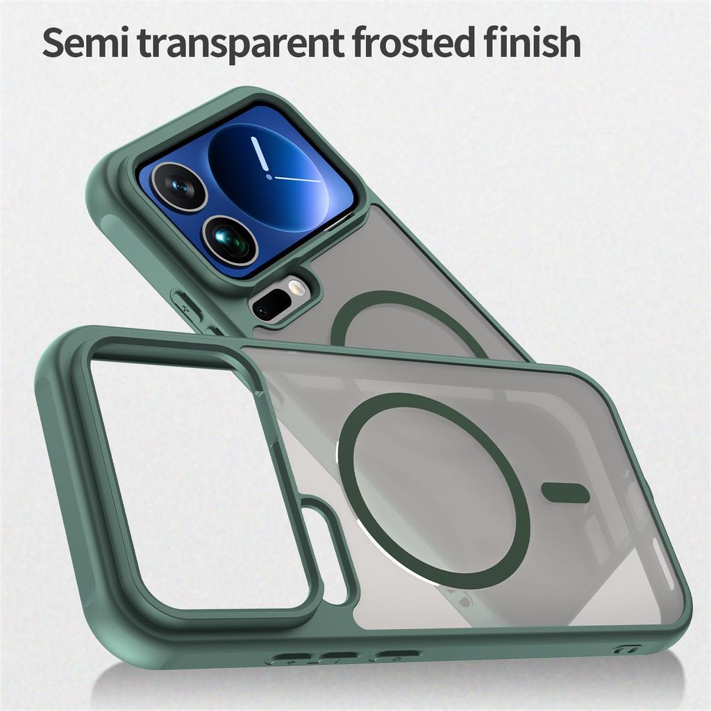 For Xiaomi 17 Pro Max Case Magnetic Anti Drop PC + TPU Phone Cover