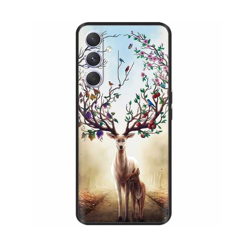 Painted Cover For Samsung Galaxy M54 Case Shockproof Shell Soft Silicone Phone Case For Samsung Galaxy M54 5G GalaxyM54 Cases