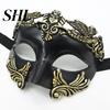 Masque Demi-Visage Mascarade Rétro Magnifique Vieilli Anti-Déformation Anti-Décoloration Accessoires Cosplay Plastique Fête Costume Venise Grèce Antique Hommes