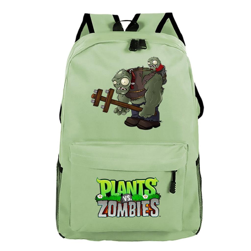 Game Merchandise Plants Vs. Zombies School Bag Casual Simple Backpack