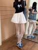 Flower Bud Women's High-Waisted Wide-Leg Summer Shorts - Casual, Versatile, Loose Fit with Slimming Pumpkin Lantern Design