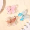 Gradient Jelly Color Double-Layer Butterfly Hair Clip - High-End Updo Shark Clip for Women